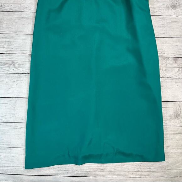 J. Crew NWT Twisted Back Scoop Neck Shift Dress in Green Size 14 - Picture 5 of 8